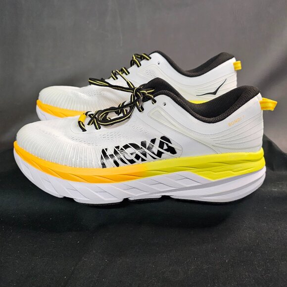 Hoka One One M Bondi 7 Running Shoes - Size 9 Mens 1110518 NWOB